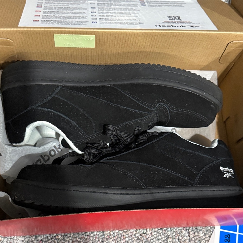 Reebok Men's Black Soyay Skate Work Shoe - Picture 7 of 9